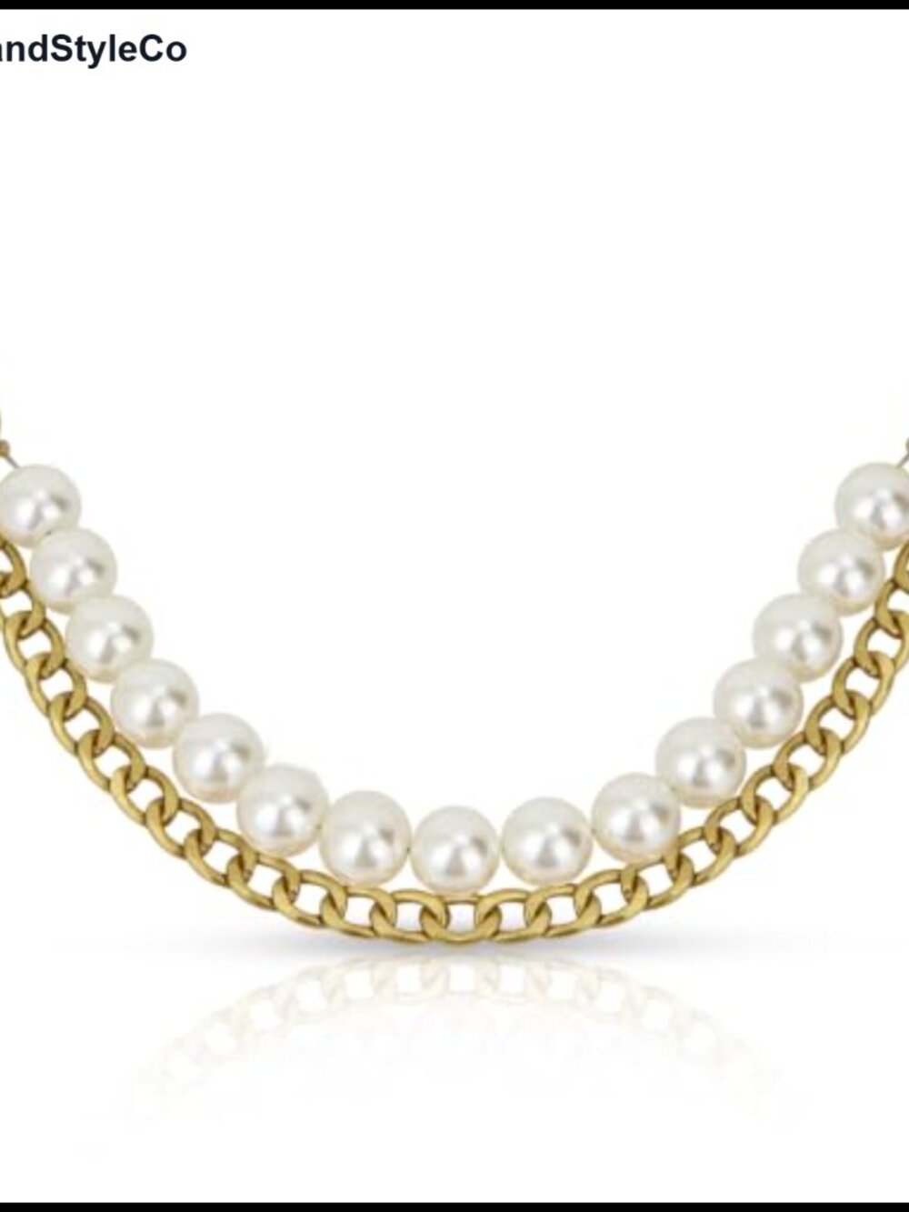 Purse Chain Handbag Charm Pearl Metal Accessory